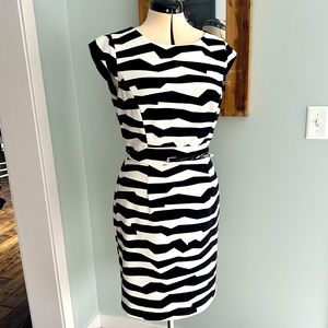 Tahari ASL Geometric Sheath Dress